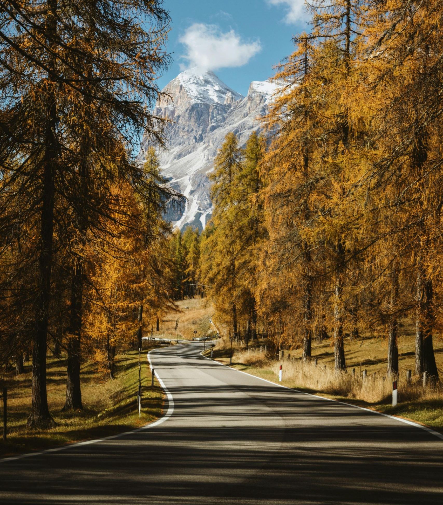 Passo Giau im Herbst