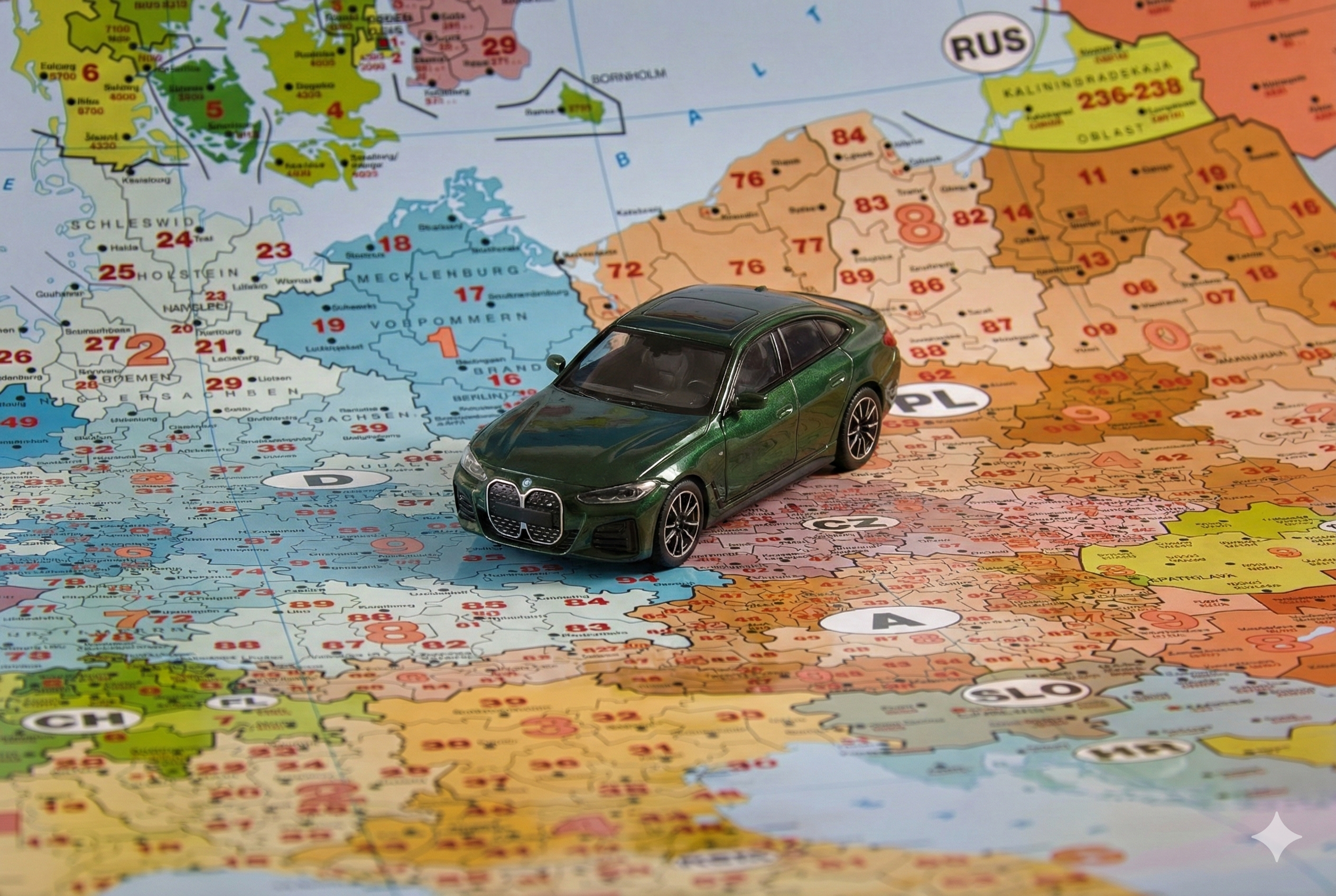 BMW i4 Planung für Pässetouren