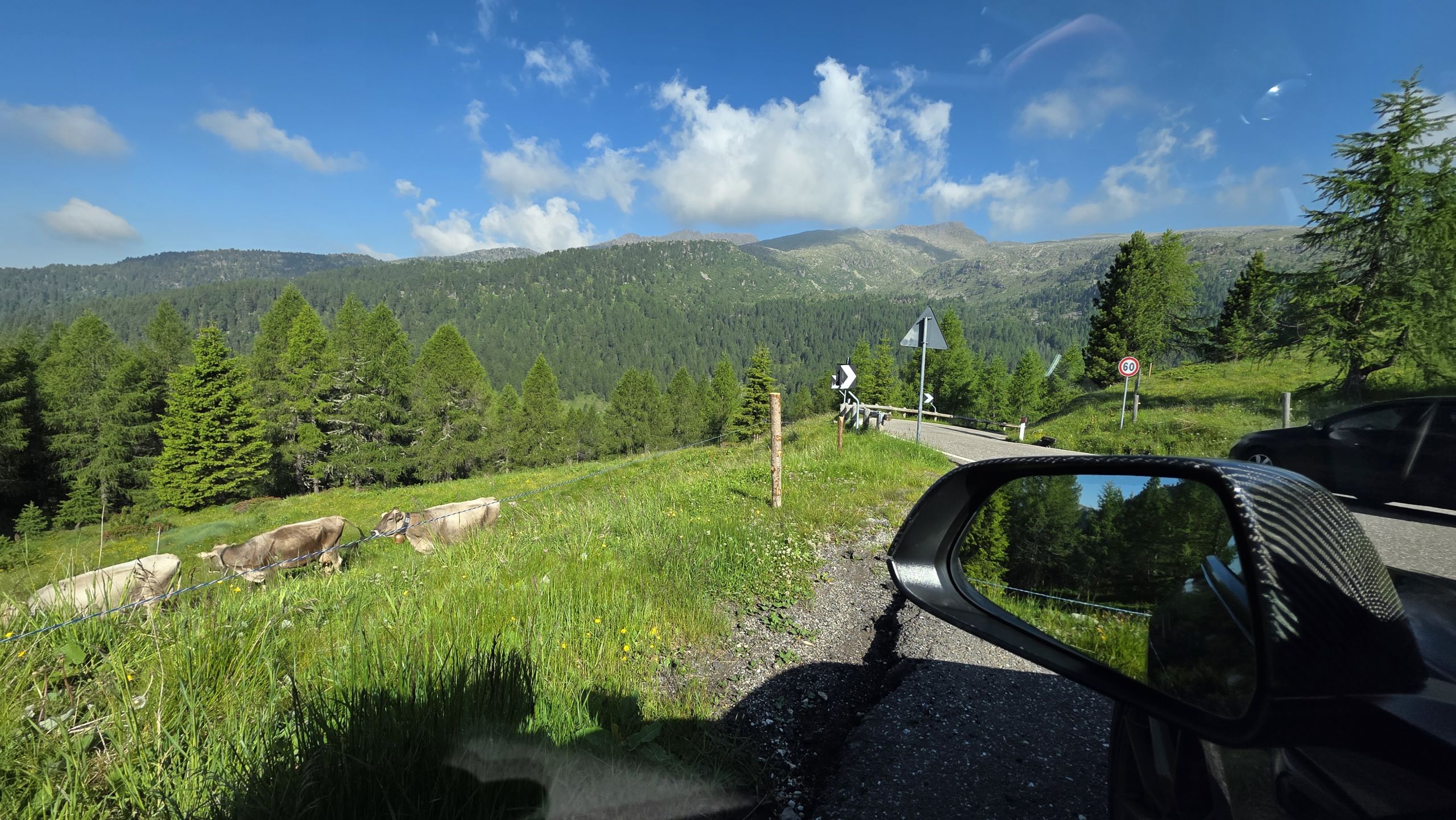 A carbon mirror and a pass